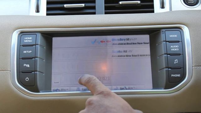 Range Rover Evoque Touch Screen Satellite Navigation System in Australia смотреть онлайн