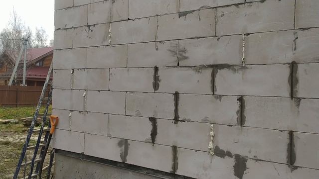 Теплопотери через швы кладки Затирка вертикальных швов кладки из газобетона. смотреть онлайн