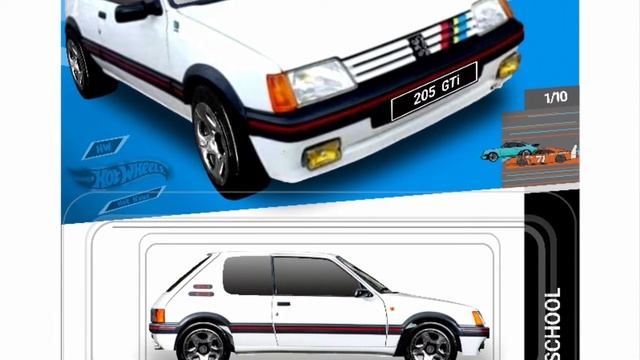 HOT WHEELS Peugeot 205 GTi as a Mainline! смотреть онлайн