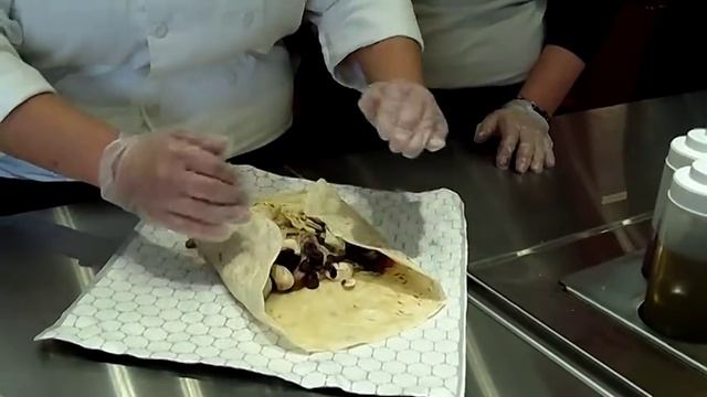 Melissa's How to wrap a Burrito DIY cooking смотреть онлайн