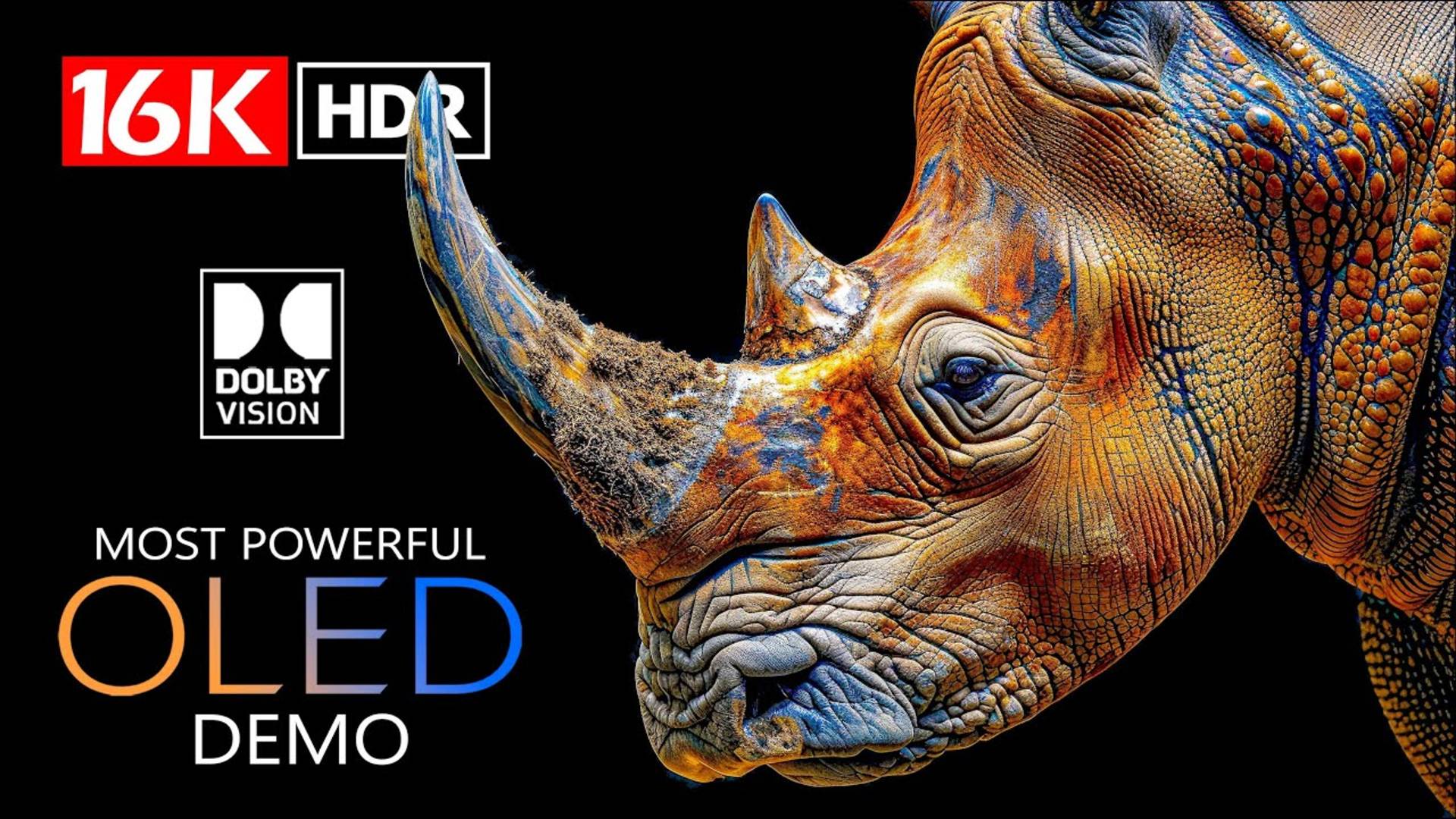 САМЫЙ МОЩНЫЙ OLED 16K HDR Видео ULTRA HD Dolby Vision