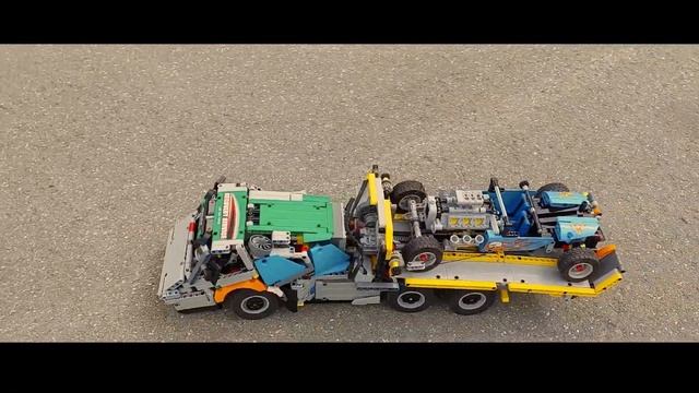 TOW TRUCK in LEGO® Technic!!! (MOC with BuWizz) смотреть онлайн