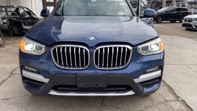 Разобрали на запчасти 2018 BMW X3 XDRIVE30I 59282493 5UXTR9C57JLC77969 синий C1M смотреть онлайн