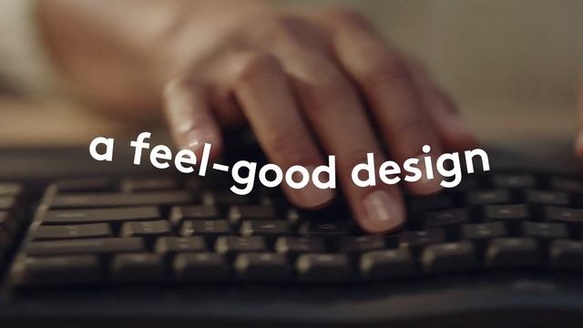Logitech Wave Keys Wireless Ergonomic Keyboard смотреть онлайн