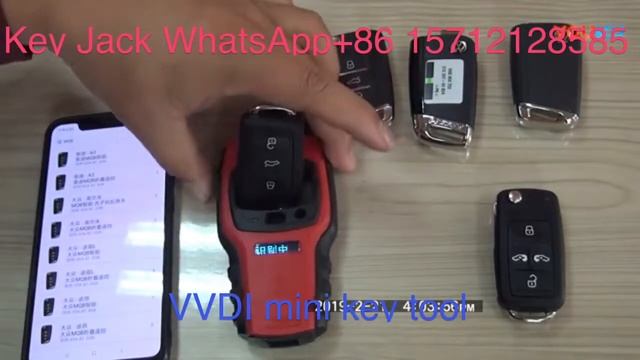 Vvdi mini key tool Production MQB system remote control смотреть онлайн