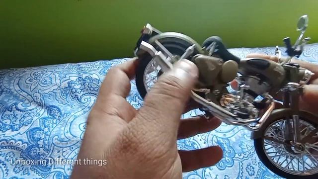 Unboxing of Mini Royal Enfield 500 (Bullet) bike diecast model | Royal Enfield 500 смотреть онлайн