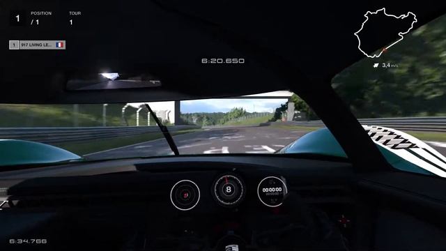 Porsche 917 Living legend contre-la-montre Nurburgring avec le TGT 2 Thrustmaster смотреть онлайн