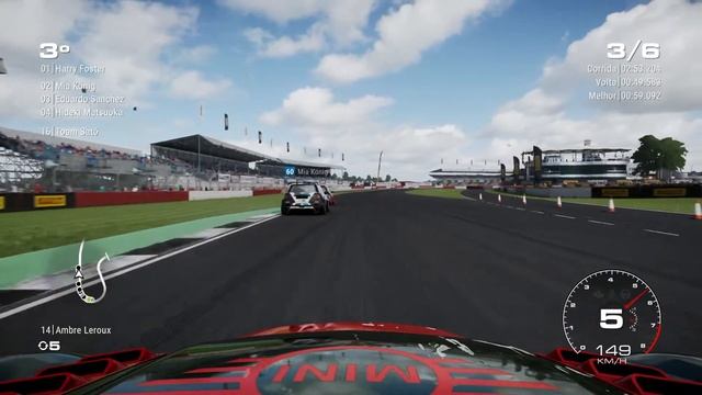 GRID - Mini Hatch JCW - Silverstone, National Circuit смотреть онлайн