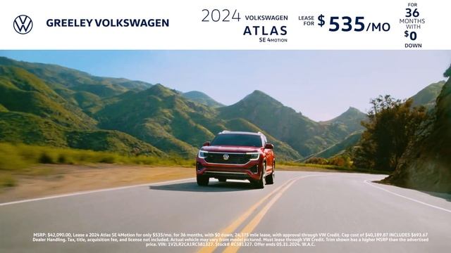 2024 VW Taos, 2024 VW Atlas, & 2024 VW Atlas Cross Sport Offer - Greeley Volkswagen 2024-05 смотреть онлайн