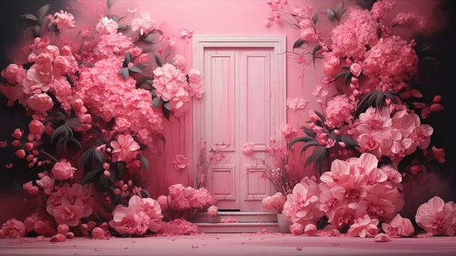 Pink screensaver art for Samsung Frame TV | Smart TV paintings | wall art | home decor pictures смотреть онлайн