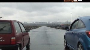 Турбо ОКА 120лс против Opel Corsa OPC