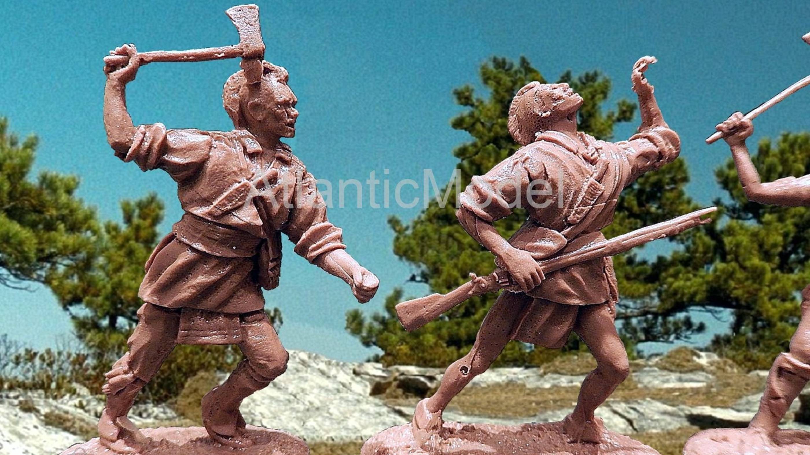 солдатики Barzso индейцы Ирокезы set #1 набор 7 фигур 7 поз ОРИГИНАЛ смотреть онлайн