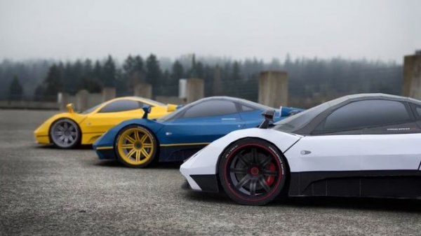 Building the Pagani Zonda paper model timelapse
