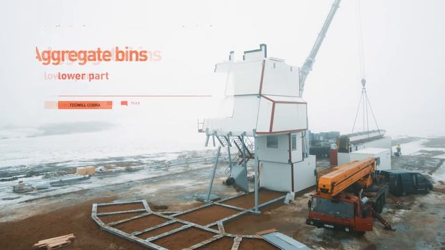 Tecwill super mobile concrete mixing plant Cobra C120 смотреть онлайн