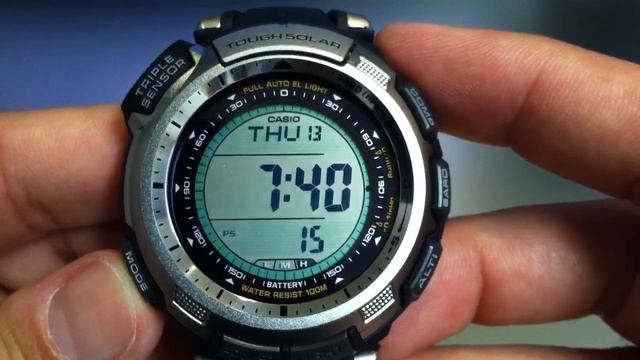 Casio Protrek Solar Power Watch PRG-110-1V