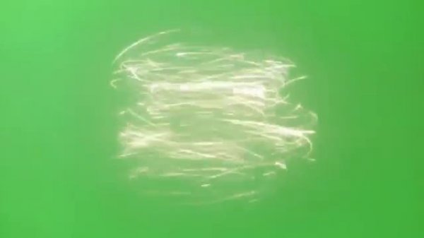 Green screen teleport effect