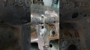 Аргонодуговая сварка чугуна. Выпускной коллектор audi