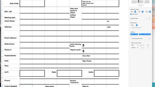 Client intake form - The Smart Cleaner смотреть онлайн