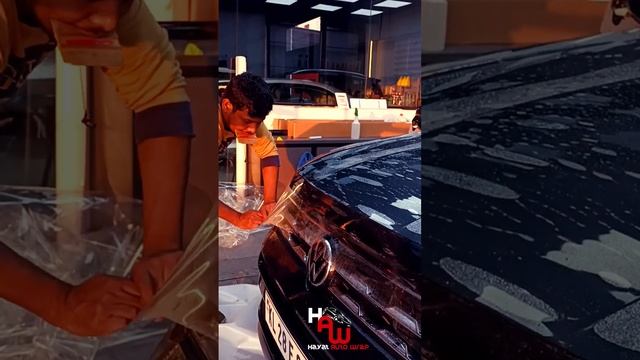 Latest Volkswagen Taigun Protect by Self Healing PPF #shorts #youtubeshorts смотреть онлайн