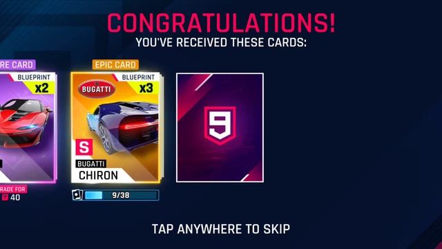 Asphalt 9 - Opening Bugatti Chiron blueprints in Limited Time Packs 2021 смотреть онлайн