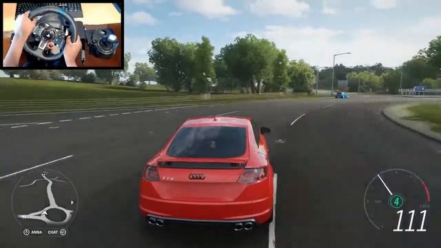 Forza horizon 4 - Audi TTS Coupé 2015 - Logitech g29 gameplay смотреть онлайн