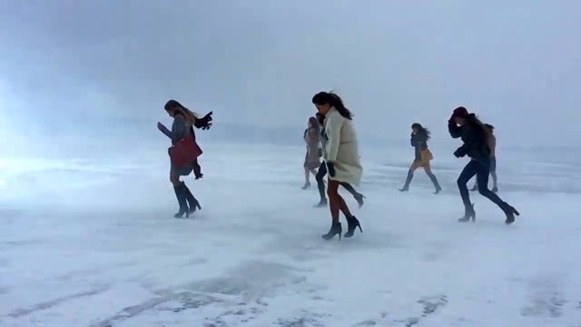 Метель с использованием натурального снега смотреть онлайн