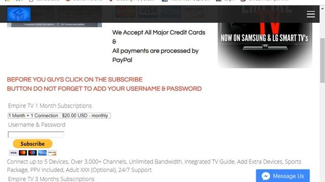 EMPIRE TV NEW DOMAIN & HOW TO ORDER SERVICE AND USE OUR WEBSITE смотреть онлайн