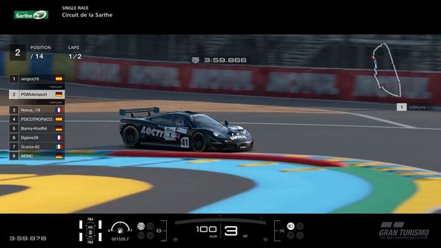 Gran Turismo™SPORT Daily Race 912 Le Mans McLaren F1 GTR - BMW Broadcast смотреть онлайн