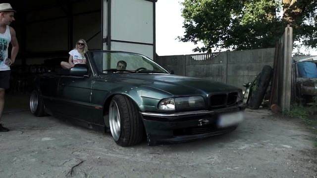 e38 7 series Cabrio ROLLOUT - StrzeleckiGarage смотреть онлайн