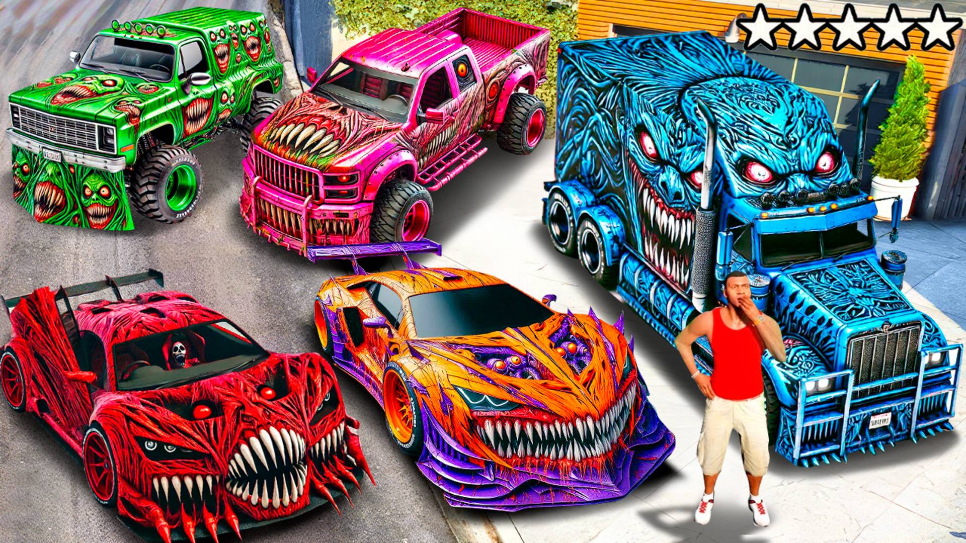 СОБРАЛ КОЛЛЕКЦИЮ КОШМАРНЫХ МАШИН В ГТА 5 МОДЫ! РЕАЛЬНАЯ ЖИЗНЬ ВОРОВ ОБЗОР МОДА GTA 5! ГТА МОД ИГРЫ смотреть онлайн