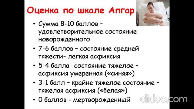 Шкала Апгар смотреть онлайн