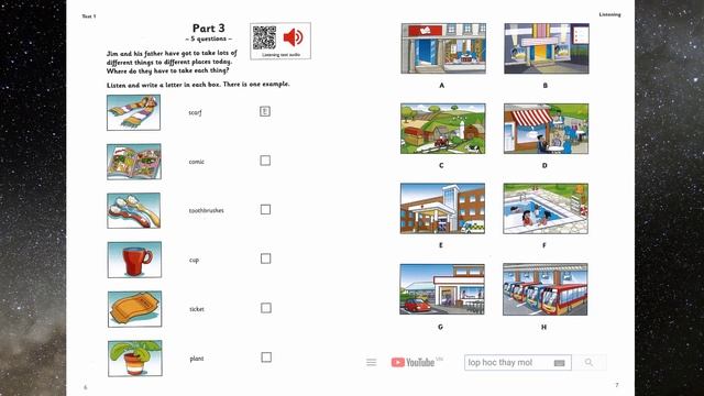 Movers 4 TEST 1 Authentic Examination Papers 2022 - Listening Tests 1 (ĐÁP ÁN trong phần mô tả) смотреть онлайн