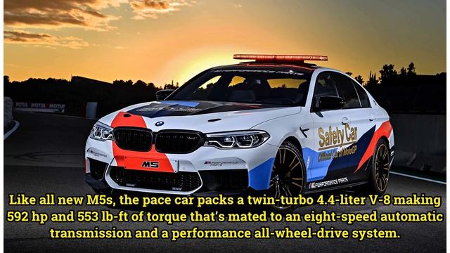 2018 BMW M5 is MotoGP's New Official Pace Car with 592 HP смотреть онлайн