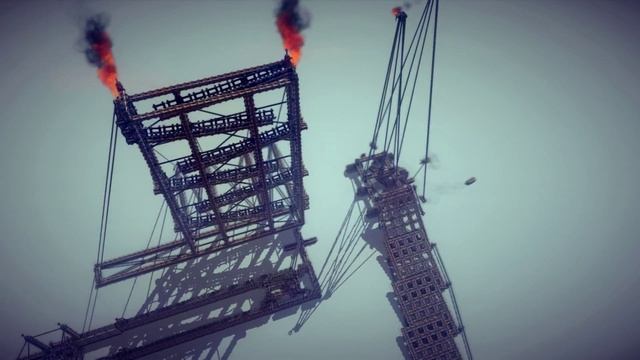 Besiege to its limits 3000+ part Rube Goldberg machine (IPSILON-Southern Cottage alpha V0.09) смотреть онлайн