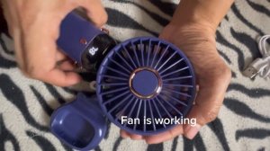 N15 Portable LED Digital Display Fan | Mini Fan