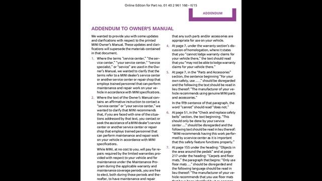 🚘 2015 MINI Hardtop 2 Door - Owner's Manual (Mini Connected) - PDF (244 Pages) - Cars Manuals 🛠️ смотреть онлайн