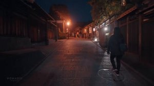 Расслабляющая ночная прогулка по Киото, пагода Ясака