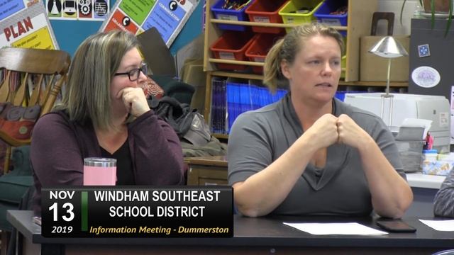Windham Southeast Supervisory District (WSESD) Information Mtg 11/13/19 смотреть онлайн
