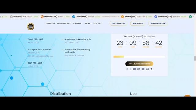 Dhabi coin A Binance Smart Chain Token смотреть онлайн