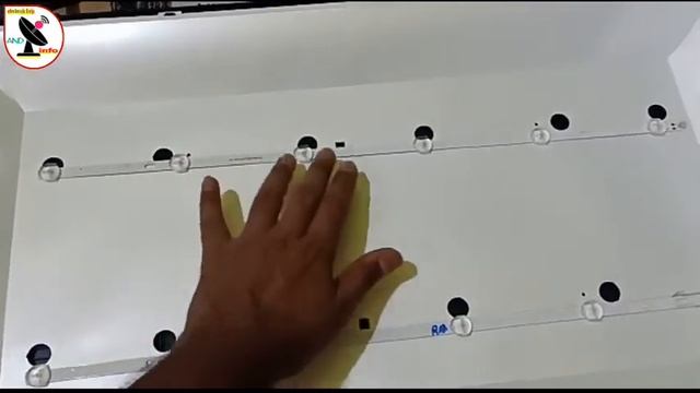 how to change LED TV backlight new strips on iconic 32" LED. смотреть онлайн