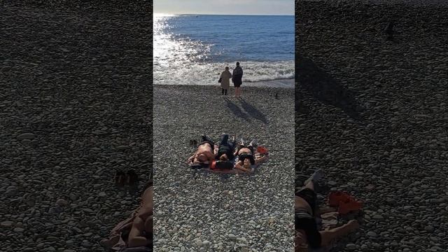 АДЛЕР. ОТЛИЧНАЯ ПОГОДА ☼ ПЛЯЖ "ЧАЙКА". смотреть онлайн