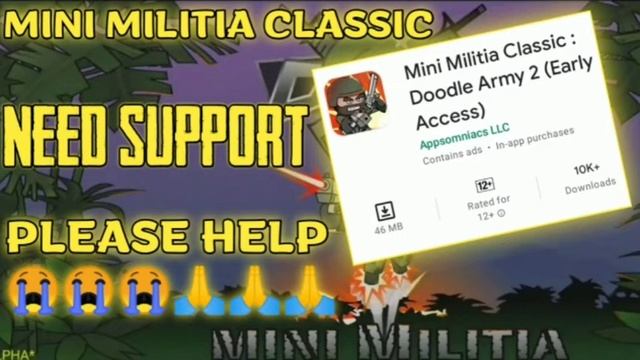 Mini Militia Classic Need Support Please Help 😭🙏| MMC Alpha | @Gamanzo_King Please Watch This 🙏 | смотреть онлайн
