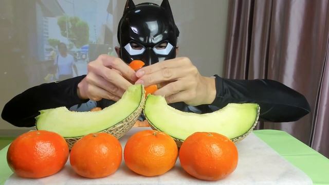 KOREA Rockmelon Mandarines MUKBANG 먹방 Eating Show смотреть онлайн