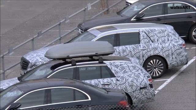 Mercedes Erlkönig Suche nach dem X213 E-Klasse T Modell / E-Class Estate S213 SPY VIDEO смотреть онлайн