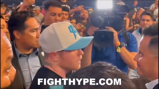 CANELO IMMEDIATE REACTION AFTER STOPPING BILLY JOE SAUNDERS; FIRST WORDS & CELEBRATES WITH FANS смотреть онлайн