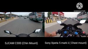 SJCAM C300 motovlog  | low budget action camera | unboxing | review | camera test video