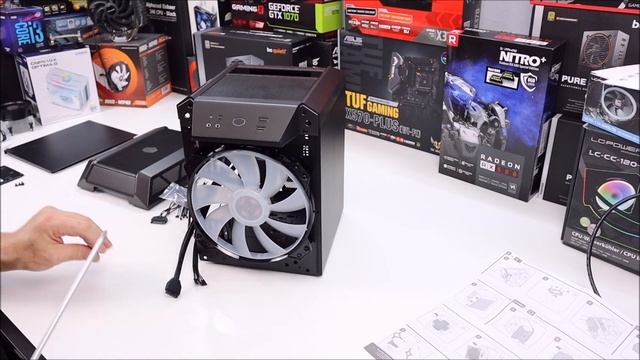 Wir Bauen einen Mini ITX Gaming PC Cooler Master Mastercase H100 смотреть онлайн