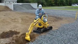 Komatsu PC 01 mini excavator