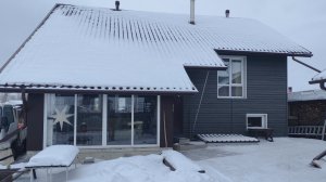 Брус на пену. Брусовой дом в Сибири.