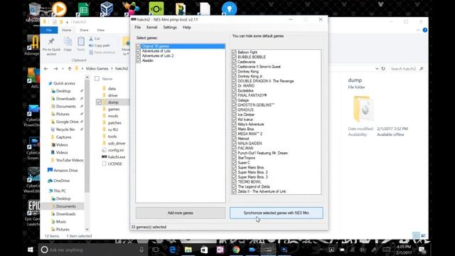 HOW TO Hack And Add Games To NES Mini - Hakchi2 2.11